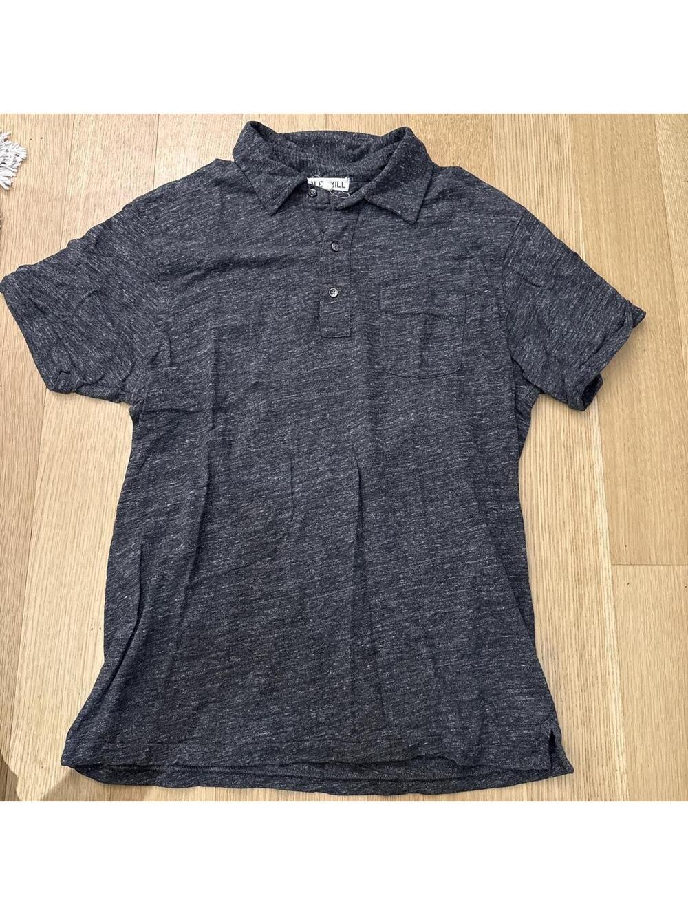 Alex Mill Men's Grey Polo-shirt